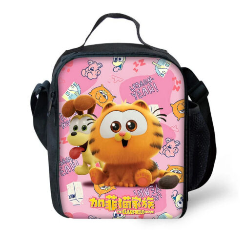 Zaino scuola Garfield-Cat zip bambino sacchetti pranzo sacchetti matite borse scuola regalo - Foto 16 di 56