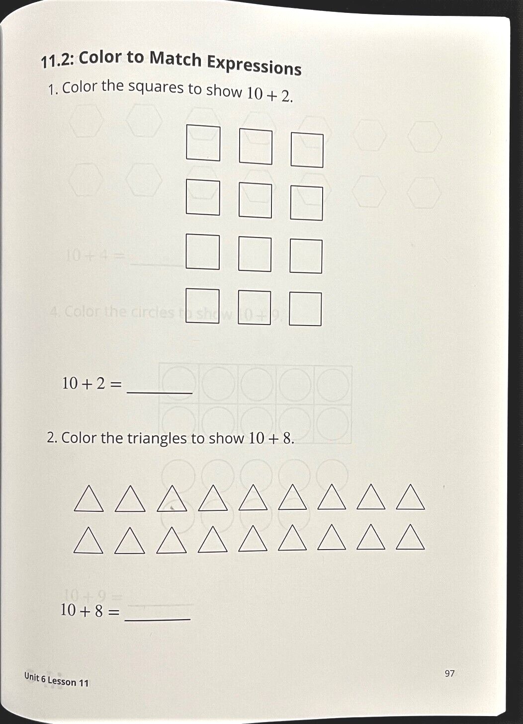 Kindergarten -LEARN ZILLION -STUDENT WORKBOOK (Unit 6) (2021 ...