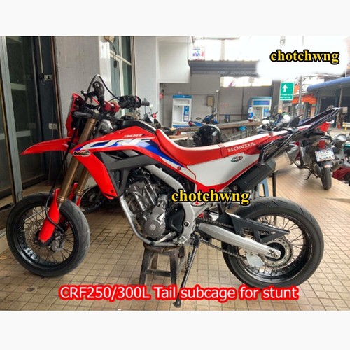 Honda CRF300L Stunt bar Tail Subcage Come With Titanium Rear Rack Parts Black - Picture 4 of 7