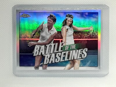 Rosie Casals + Margaret Smith 2021 Topps Chrome Tennis Battle Of The Baselines