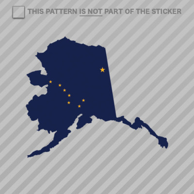 Alaska State Flag Vinyl Decal Sticker