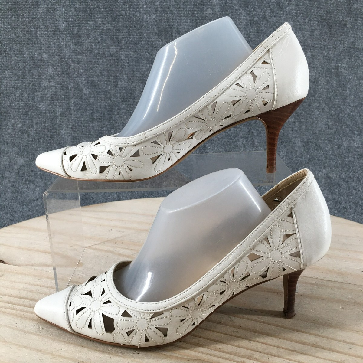 ALM. ERIN LEATHER PUMPS （White） ERIN LEATHER PUMPS （White） -ALM. official web store