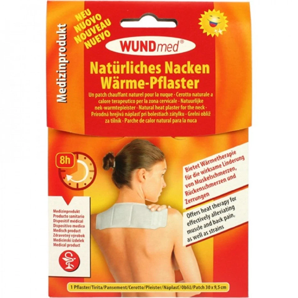Wundmed Wundverband Wärme Pflaster Nacken 30x9,5cm 50gr.