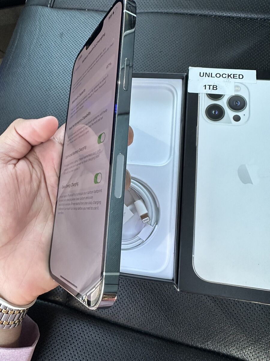 Apple iPhone 13 Pro Max - 1TB - Silver (Unlocked) | eBay Apple iPhone 13 Pro Max - 1TB - Silver (Unlocked) | eBay