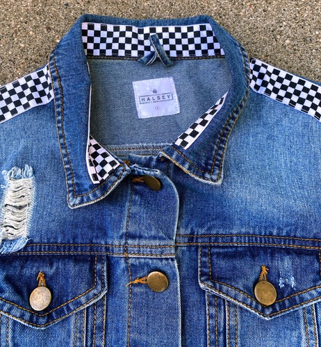Halsey Hopeless Fountain Kingdom Jeansjacke Mantel Jean Tour Small schneller Versand - Bild 4 von 9