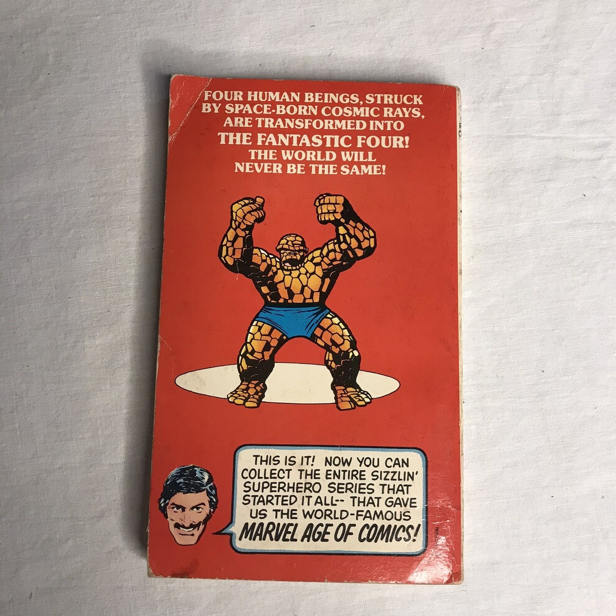 FANTASTIC FOUR PAPERBACK 1977-- SILVER SURFER STAN LEE/JACK KIRBY