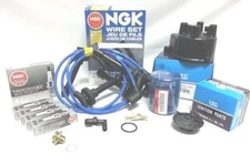 FOR 00-02 Honda Accord LX EX 4Cyl Tune-Up Cap-Rotor-NGK Wires-Spark Plug PCV Kit