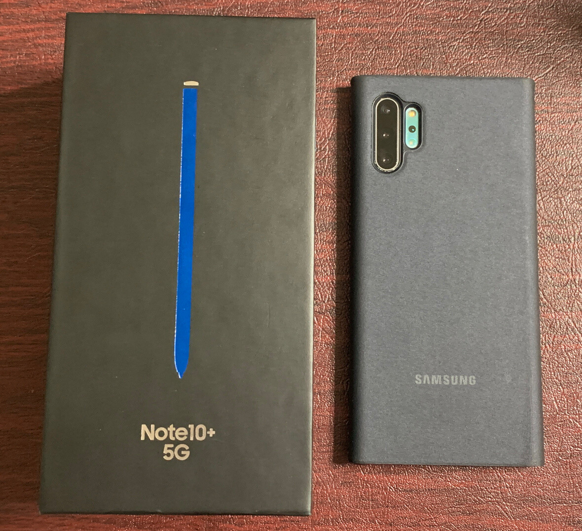 Used Unlocked Samsung Galaxy Note10+ 5G SM-N976U 256GB Aura Glow