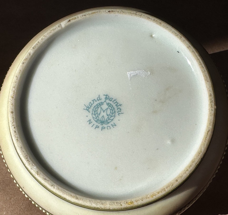 Antique Nippon Moriage Native American Chief Jar eBay