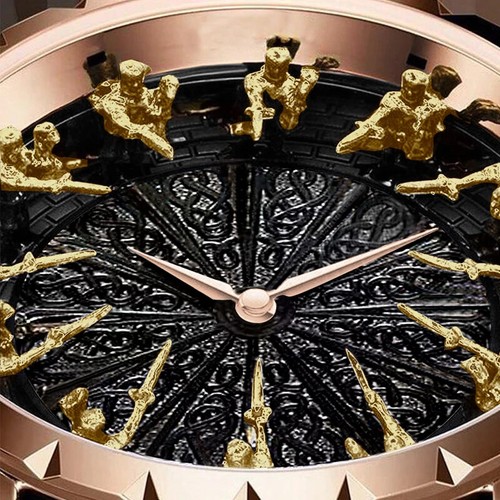 New men's watch in rose gold sporty style, cool personality, avant-garde, casual - Picture 18 of 24