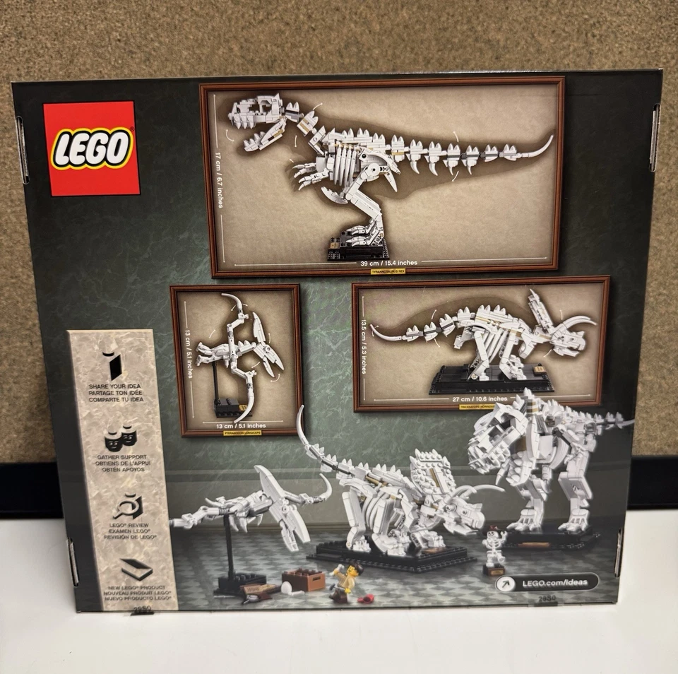 LEGO Ideas: Juego de construcción de fósiles de dinosaurios (21320) nuevo en caja sellada Foto 2 de 3