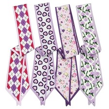 Printed Small Scarf,Head Scarf for Hair,Multi Purpose Hair Band Long Scarf Ha...