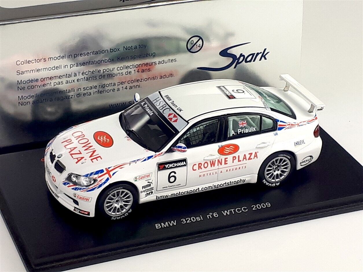 Spark Bmw 320si N 6 Wtcc 2009 Priaulx 1:43 S2501