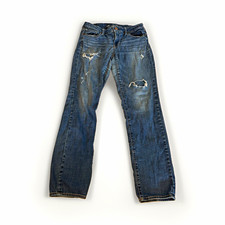 American Eagle Outfitters Super Stretch Women  s Skinny Jeans Blue Medium Wash 12