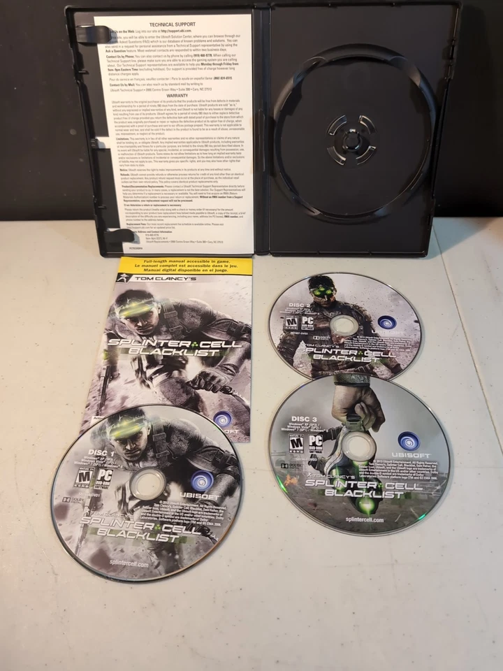 Splinter Cell Blacklist Tom Clancy PC With Code And Manual - Image 3 of 4