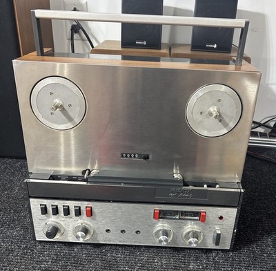 ReVox Type A77 Reel-to-Reel Tape Machine Tape Deck W/ Wood Case - AS IS UNTESTED