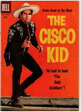 CISCO KID # 38 (DELL) ALBERTO GIOLITTI art - PANCHO - DUNCAN RENALDO PHOTO COVER