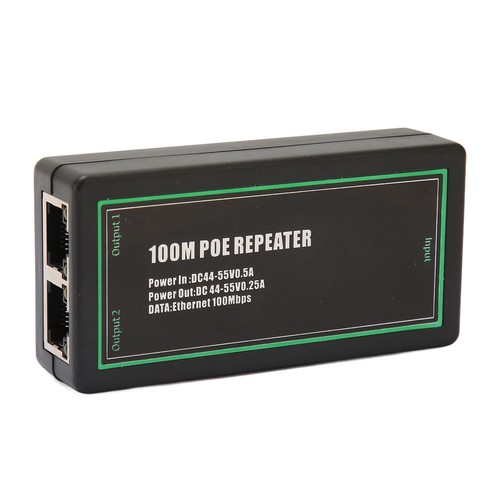 POE Extender Standard Gigabit Monitoring Signal Repeater Splitter For IP Came CB - Afbeelding 19 van 22