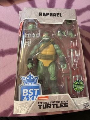 The Loyal Subjects TMNT Raphael Bst Axn 2023 Action Vinyl Figure OPENED/COMPLETE