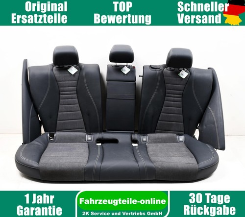 Rücksitzbank Hinten Teilleder Schwarz A2139205008 Mercedes E-Klasse S213