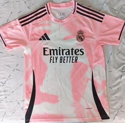 adidas Maillot Real Madrid Extérieur AEROREADY Rose/Blanc/Noir Taille S - Photo 1/4