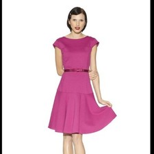 NEW Kate Young for Target Cocktail Mini Dress Open Back Bow Belt Size6 