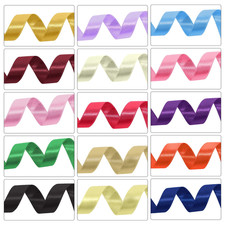 Double Sided Satin Ribbon High Quality 3mm 6mm 10mm 15mm 25mm Widths - 10 Meters