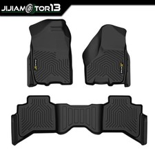 Fit For 09-24 Ram 1500 Quad Classic Cab Models All Weather Tpe Floor Mats Liner