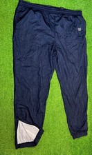 Vintage USA Olympic Track Pants JC Penny Official Joggers Ankle Zip Blue