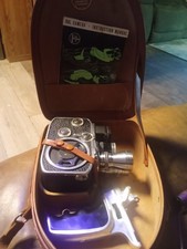 Vintage Paillard Bolex H8 Supreme 8mm Movie Camera w/ 3 bolex lenses