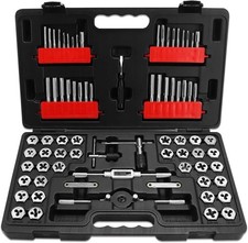 75 PC Sae/Metric Tap and Die Set, for Repairing and Creating Internal and Extern
