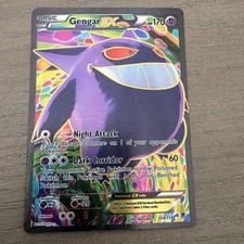 Pok mon Gengar EX 114 Full Art 114/119 XY-Phantom Forces Holo NM-
