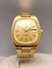 Omega Seamaster Gold Cal 1012 TV Dial Day Date Auto 1972 Vintage Watch Swiss