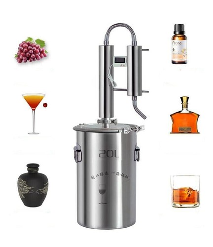 New 20L Wine Alcohol Ethanol Distiller Guzzle Moonshine Still Home Brewing Kit