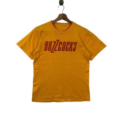 PUNK Rock BAND BUZZCOCKS yellow color full size T-shirt NI1698