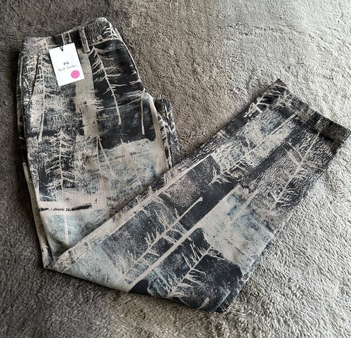 Paul Smith 32R Designer Print Jeans Brand New With Tags - Picture 4 of 12