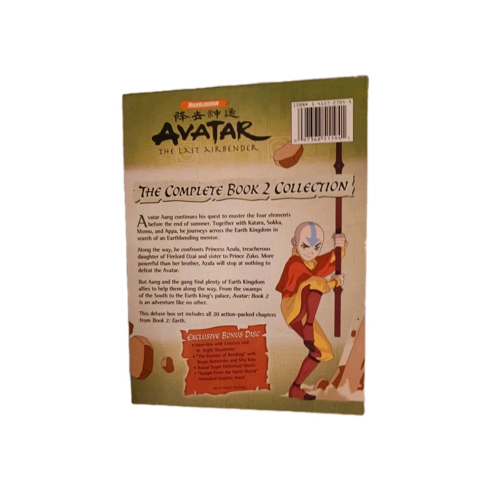 Avatar - The Last Air Bender - Books 1-3 Complete Series DVD Nickelodeon Foto 4 de 4