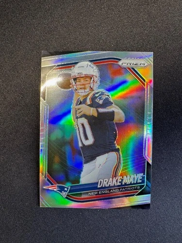 2025 Panini Prizm Drake Maye Silver Prizm HOLO #165 Patriots *READ*