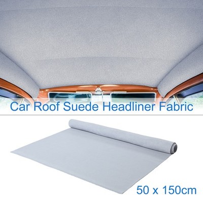 Kopfstoff 20'' L x 60'' B Innenverkleidung Dachreparatur Ersatz für Auto Hellgrau