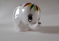 vintage kitsch Mid Century Surrey Ceramics elephant piggy bank