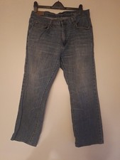 Chaps Denim Jeans Mens Blue Cotton W36 L30 Boot Cut