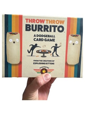 Exploding Kittens Throw Throw Burrito Partyspiel Kartenspiel Dodgeball