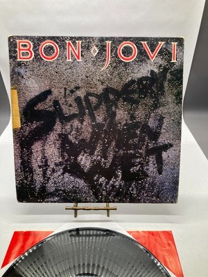 Bon Jovi Slippery When Wet Vinyl LP 1986 Mercury Record 422-830