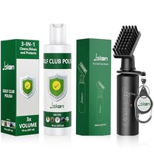 Pro Golf Club Cleaning Kit with Golf Club Cleaner Brush and 10 Oz Golf Club