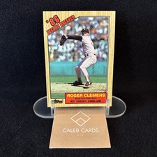 1987 Topps - Roger Clemens '86 Record Breaker #1 Boston Red Sox