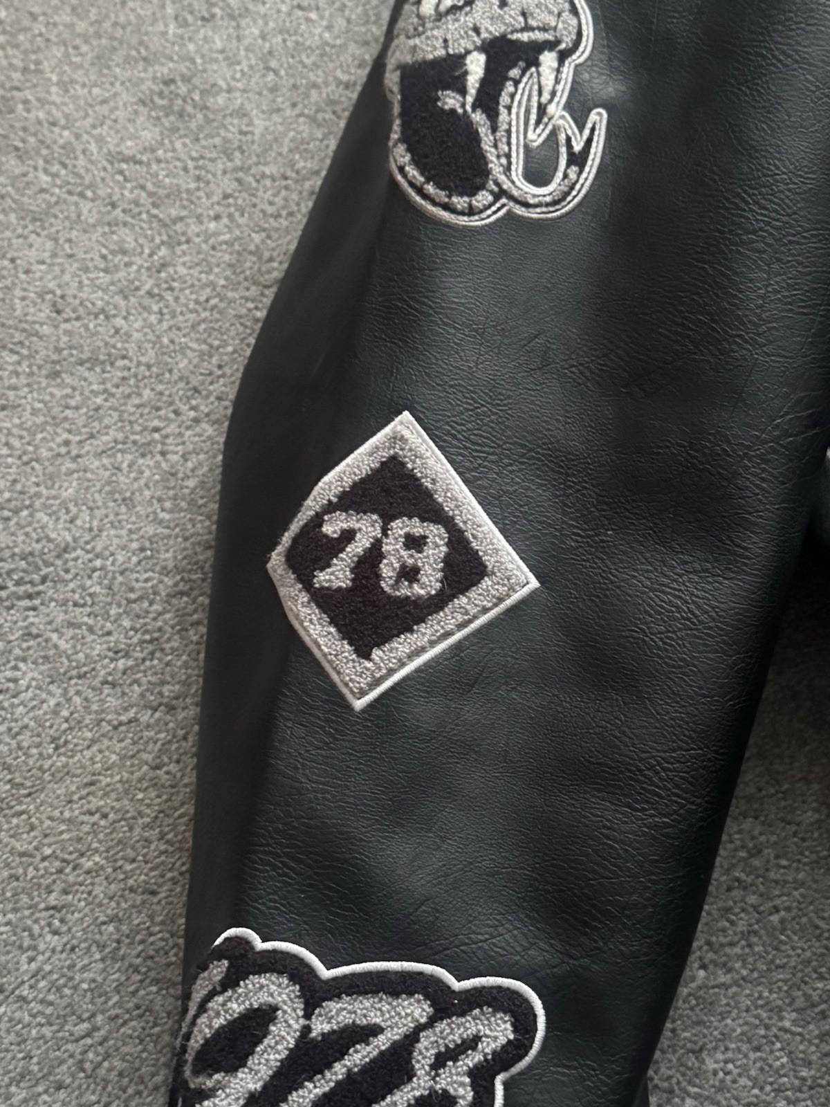 Cincinnati Pythons Varsity Jacket Black Football … - image 2