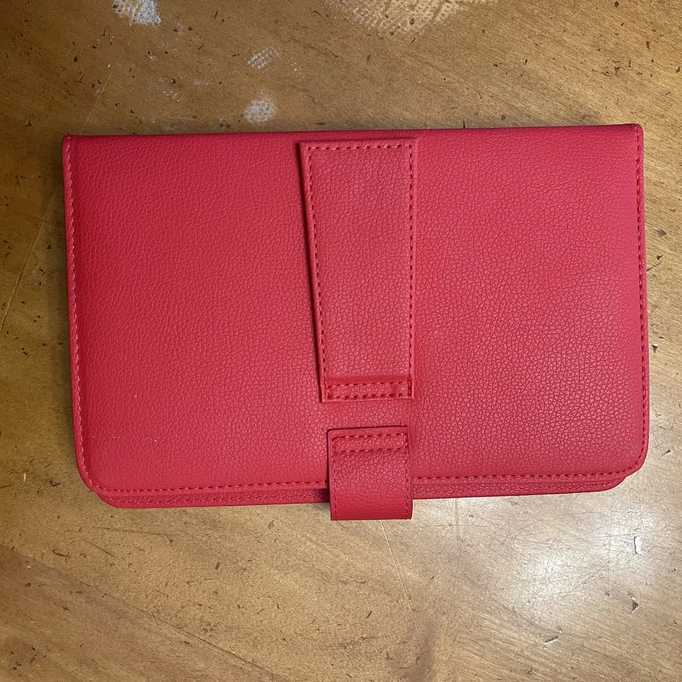 Красная клавиатура и чехол iRULEU для 7-дюймового планшета - Изображение 4 из 4