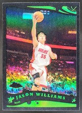 2005-06 Topps Chrome Jason Williams Refractor Black /399 #134 Miami Heat JP2
