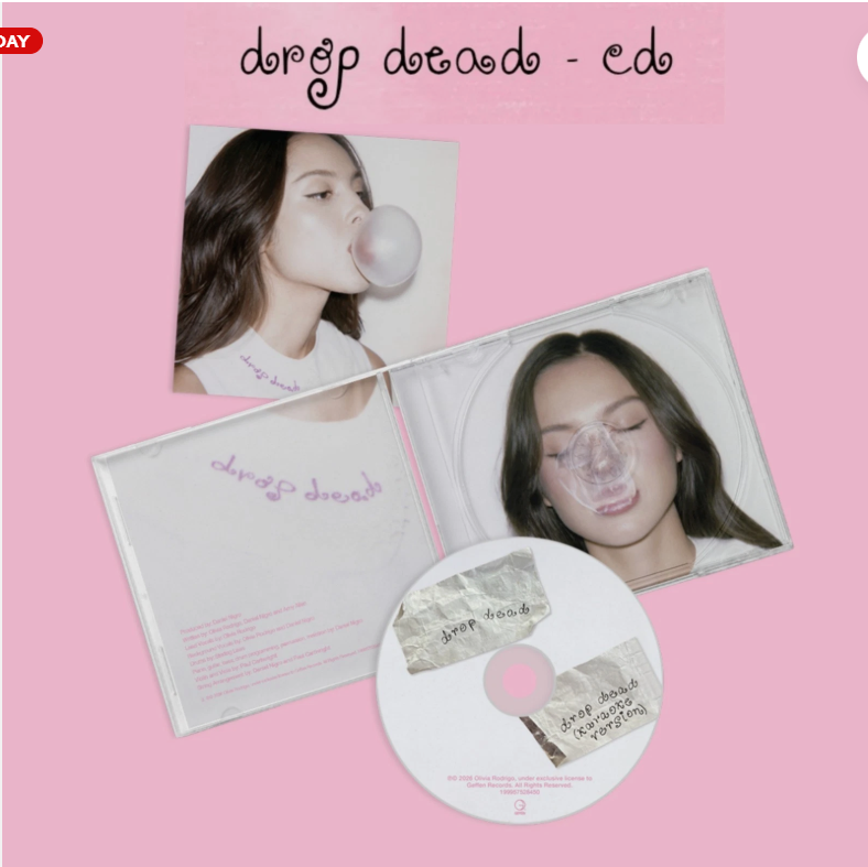 Vinyl or CD: Olivia Rodrigo - Drop Dead Limited Edition Pink