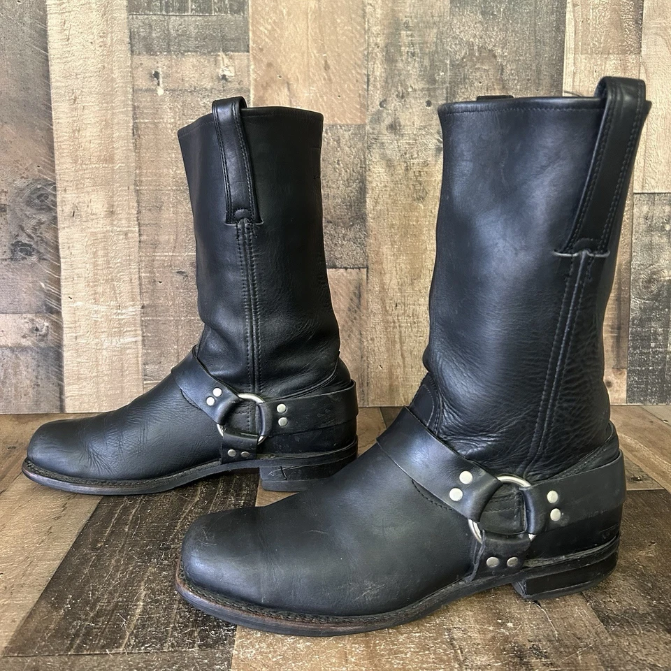 Botas Frye 700 Hebilla Arnés Puntera Cuadrada Para Hombre 12 M Foto 3 de 4